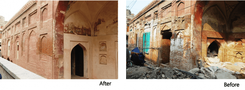 Shahi Hammam Befor and After